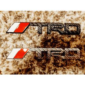 キラキラ【新商品】カーボン調のトヨタ TRD ...の詳細画像1