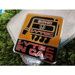 （新商品！）ホンダ【i-VTEC IN CAR】エンブレム ステッカー(C)｜i-echigoya