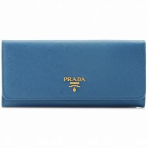 プラダ PRADA メンズ レディース 1M1132 長財布 SAFFIANO ブルー COBALTO｜i-enokiya