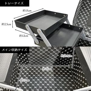 メイクボックス 鏡付き 大容量 持ち運び スキ...の詳細画像5