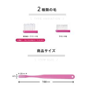 歯ブラシ Ciベーシック 超先細+フラット毛 ...の詳細画像3