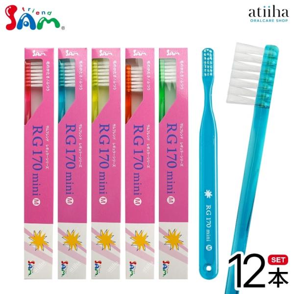 歯ブラシ サムフレンド RG170mini レギュラー170ミニ 12本 メール便送料無料