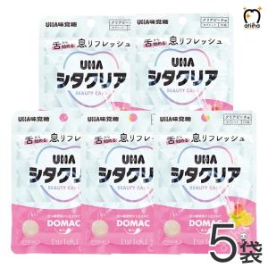 タブレット UHA味覚糖 シタクリア クリアピーチ味 5袋