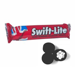 チャコールタブレット10個入り セージ＆レジンインセンス用グッズ Swift-Lite Long burning charcoal tablets