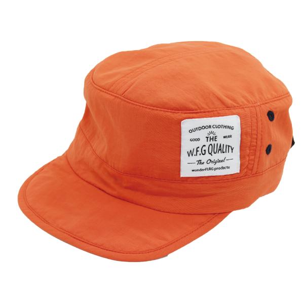 モスキーヒ 虫よけ キャップ 帽子 速乾ワークキャップ オレンジ Mサイズ mothkeehi HA...