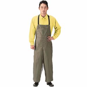 草刈りサロペット G-300 単品 ポケット付 作業用エプロン 撥水加工 軽量 ポリエステル ディックコーポレーション