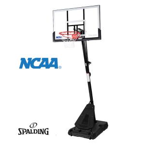 SPALDING バスケットゴール 50インチ NCAA エグザクトハイト アクリルポータブル 自宅 バスケ シュート練習 スポルディング E6A994 正規販売店
