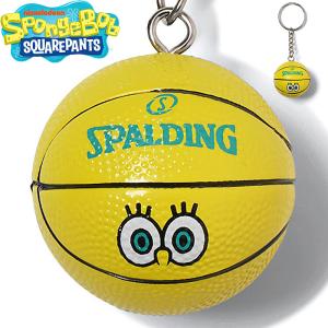 スポンジボブ キーチェーン 3.8cm SpongeBob バスケットボール グッズ 11-009SB スポルディング 23AW 正規品｜i-healing