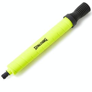 スポルディング SPALDING バスケットボール空気入れ デュアルアクションポンプ イエロー 12インチ 30.5cm 18-001YL 部活 練習 プレゼント 正規品