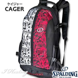 SPALDING ケイジャー 壁画グラフィティレッド バスケットボール用バッグ バックパック リュック スポルディング40-007GR正規品
