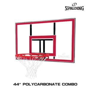 スポルディング バスケットゴール 44インチ ポリカーボネイトコンボ バスケットボール 自宅シュート練習 家庭 屋外 SPALDING 791351CN 正規販売店｜i-healing