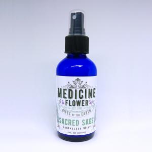 セークリッドセージ スモークレスミスト120ml セージミスト ホワイトセージ セークレッドセージ メディスンフラワー medicine flower製