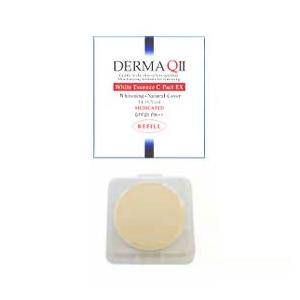 デルマQ2 薬用ホワイト エッセンスCパクトEX レフィル 詰め替え用 パフ付 SPF21 PA++ 医薬部外品