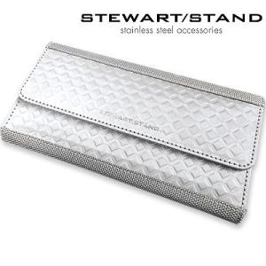 スチュワートスタンド ステンレス長財布 ダイヤモンド柄 STEWART STAND WWW3420-SVR｜i-healing