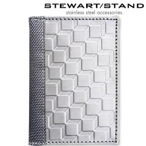 スチュワートスタンド ステンレス カードケース 3D柄 STEWART STAND DW3401-SVR｜i-healing