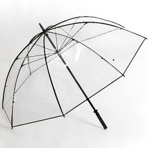 雨傘テラボゼン 特大サイズ 大きいビニール傘 特大透明傘 ホワイトローズ 日本製