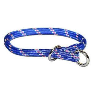 Morrco 犬 首輪 チョークカラー 中型犬 大型犬 マウンテンチョークカラー ブルー