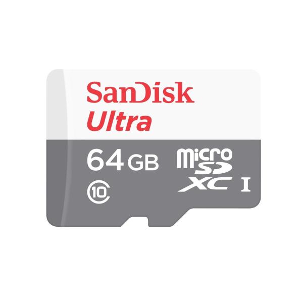 SanDisk microSDXC ULTRA 64GB 80MB/s SDSQUNS-064G C...