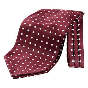 アスコットタイ メンズ シルク 赤 ネッカチーフ フォーマル スカーフ グリン ヒスデン HISDERN 男性 ペイズリー 結婚式