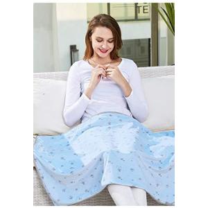 OUSHICHUANG電磁波防止ブランケット 毛布 エアコン対策 電磁波99.9％の遮断率 マタ二ティウエア 妊婦服用品ふわふわ 快適