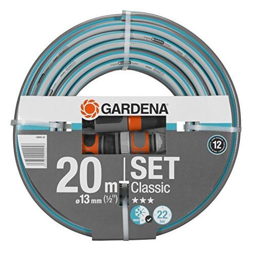 GARDENA　ガルデナ ホース 13mm(1/2&quot;)長さ20m ノズル・コネクター付きセット 18...