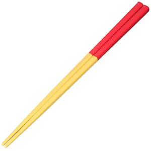 福井クラフト 福井クラフト TBT樹脂塗箸 四角木目箸 レッド 22.5cm 沖縄風塗 22.5x7x7cm PBT 5-1092-1