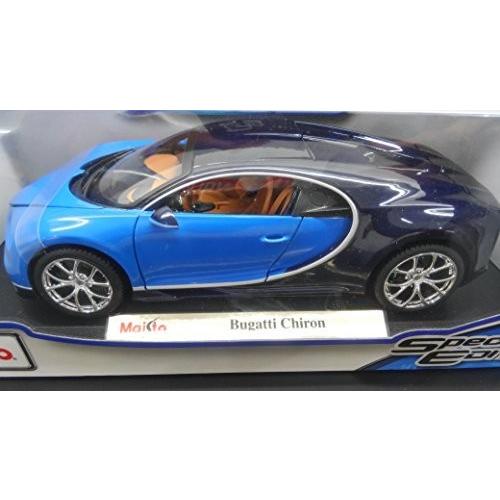 【コモンセ】Maisto マイスト1/18 希少 Bugatti Chiron　ブルー　ブガッティ ...