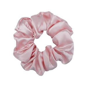 SiL'Amour シルク シュシュ ヘアアクセサリー シルク100％ 髪に優しい ヘアゴム シルクサテン 7色  pink