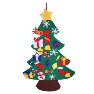 Shirylzee フェルトクリスマスツリー クリスマスツリー クリスマス 壁掛け 飾り タペストリー オーナメント 28個入りセット 布絵本 手作り 取り外し可能 デコレ 最安値 価格比較 Yahoo ショッピング 口コミ 評判からも探せる