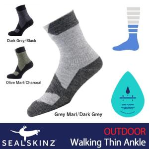 SealSkinz シールスキンズ  防水ソックス 防水靴下 2016-2017新モデル Walking Thin Ankle アンクル丈 111161702｜i-lee