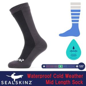 SealSkinz シールスキンズ 完全防水ソックス Waterproof Cold Weather Mid Length Sock  ふくらはぎ丈 11100064｜i-lee