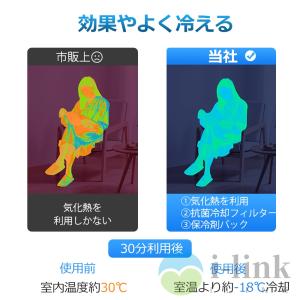 冷風機 羽なし 冷風扇 業務用 扇風機 一台四...の詳細画像5