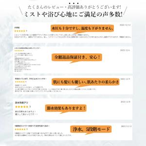 シャワーヘッド 即納 節水 塩素除去 角度調整...の詳細画像2
