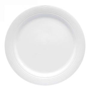 白い食器 お皿 おしゃれ プレッツァW11吋ディナー 直径28cm 大皿 リム