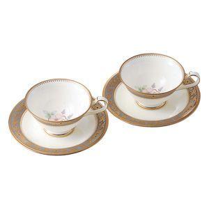 食器 カップ ノリタケ NORITAKE グランブロシェ カップ＆ソーサーペア
