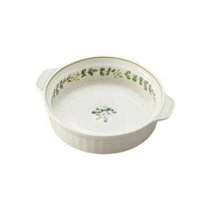 ノリタケ NORITAKE イングリッシュハーブズ 19cm丸型グラタン皿