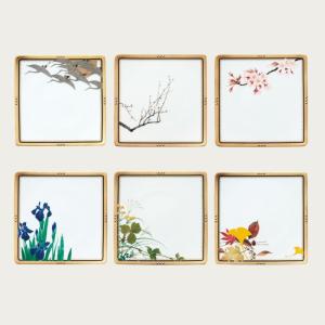 食器 お皿 ノリタケ NORITAKE 四季彩舞曲21cmスクエアープレート揃