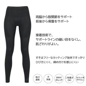 ワコール レディース スポーツタイツ HOY5...の詳細画像1
