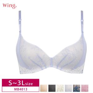 ワコール ウイング シンクロブラ MB4013 3/4カップ ノンワイヤーブラジャー Wacoal Wing S・ M・ L・ LL・3L サイズ