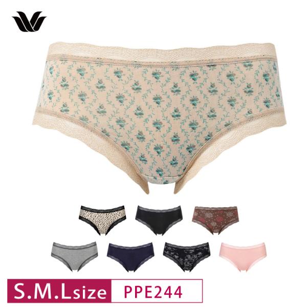 ワコール 綿混ショーツ ローライズ PPE244 wacoal レディース パンツ デザイン豊富 S...