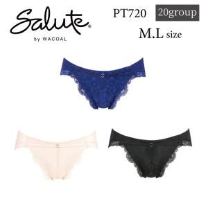 ワコール サルート ハイレッグショーツ PTJ720 wacoal salute 20グループ 20G M・Lサイズ 下着 単品 レディース 女性 3Y