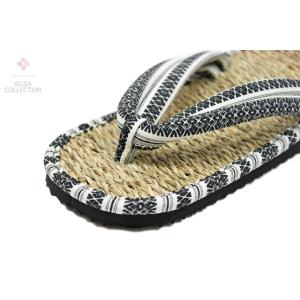 いぐさ草履　男性用　博多織　日本製