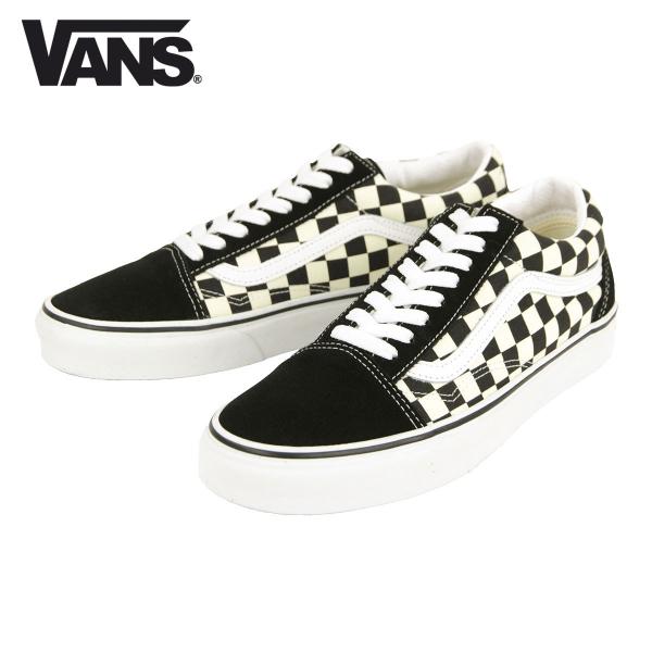 バンズ スニーカー メンズ 正規販売店 オールドスクール チェッカーボード VANS OLD SKO...