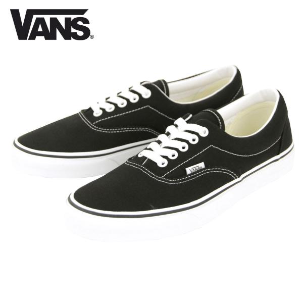 バンズ スニーカー メンズ 正規販売店 エラ VANS ERA BLACK VN000EWZBLK ...