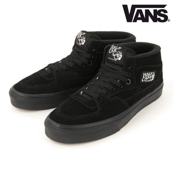 バンズ スニーカー メンズ 正規販売店 VANS ハーフキャブ シューズ HALF CAB BLAC...