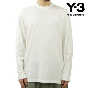 ワイスリー ロンT メンズ 正規販売店 Y-3 トップス クルーネック 長袖 Tシャツ ロゴ M CLASSIC CHEST LOGO LONG SLEEVE TEE FN3362 WHITE｜i-mixon