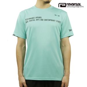 リバーサル メンズ Tシャツ 正規販売店 REVERSAL NEWERA ニューエラ コラボ 半袖Tシャツ nr_3.0_3.5/PA SS TECH TEE rvner031 TURQUOISE｜i-mixon