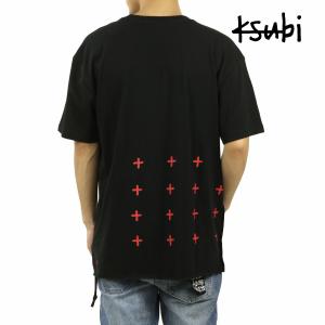 スビ メンズ 半袖Tシャツ 正規販売店 Ksubi クルーネック バックプリント 4 X 4 BIGGIE SHORT SLEEVE TEE BLACK/RED MEX21TE001 BLACK｜i-mixon