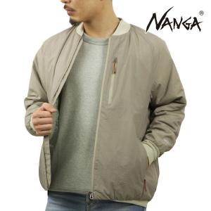 ナンガ メンズ ブルゾン 正規販売店 NANGA アウター ジャケット MA-1 SOFT DOWN VARSITY BLOUSON BEG ND2411-1A102-A BEIGE｜i-mixon