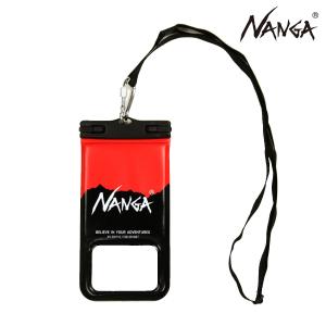 ナンガ メンズ レディース スマホケース 正規販売店 NANGA スマートフォン用 携帯ケース FLOATING PHONE PROTECT CASE RED×BLK NA2454-3A510-Z RED×BLACK｜i-mixon